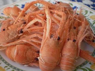 CAMARONES COCIDOS AL ESTILO MALAGUEÑO