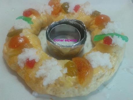 Roscón de Reyes sin lactosa Roscón de Reyes sin lactosa