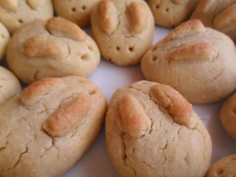 Galletas en forma de conejitos o ratones sin gluten