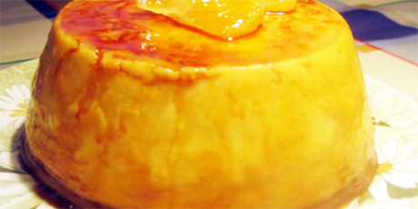 Flan casero de mermeladas