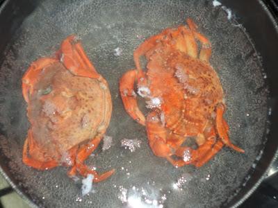 Guiso de Alubias con Cangrejo de Mar y Níscalos