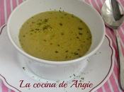 Puré berenjena, calabacín puerro