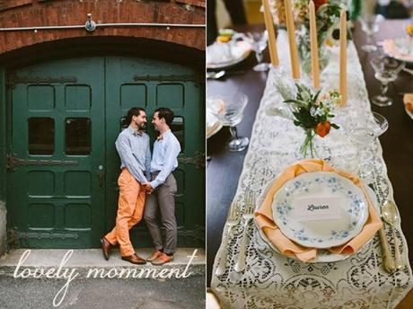 Mr. Blue & Mr. Orange: boda perfecta!