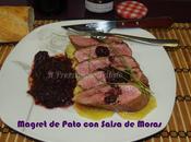 Magret Pato Salsa Moras