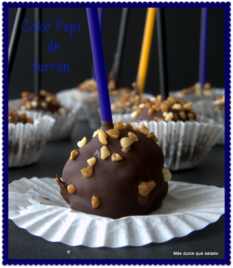 Cake Pops de Turrón