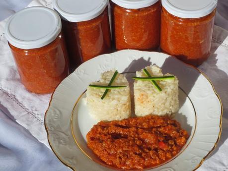 Salsa boloñesa para envasar olla GM