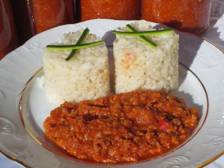 Salsa boloñesa para envasar olla GM