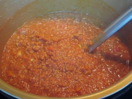 Salsa boloñesa para envasar olla GM