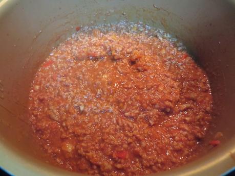 Salsa boloñesa para envasar olla GM