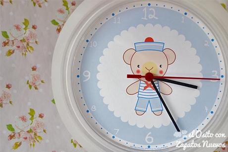 osito reloj marinero