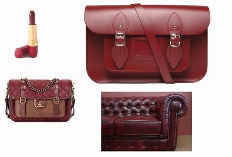 Oxblood red, burgundy, burdeos, granate