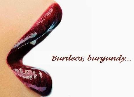 Oxblood red, burgundy, burdeos, granate