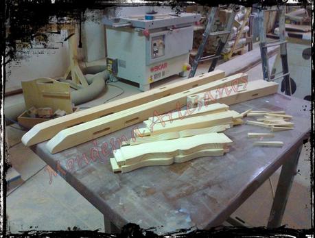 Silla con espigas y asiento de enea