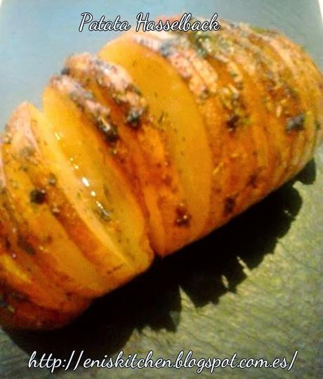 ¡Patatas Hasselback con delicias  pollo !