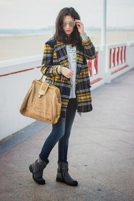 Plaids Retro Coat Plaids Retro Coat
