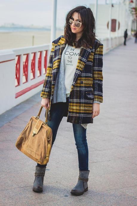 Plaids Retro Coat Plaids Retro Coat