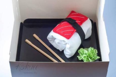 foto de la canastilla de sushi