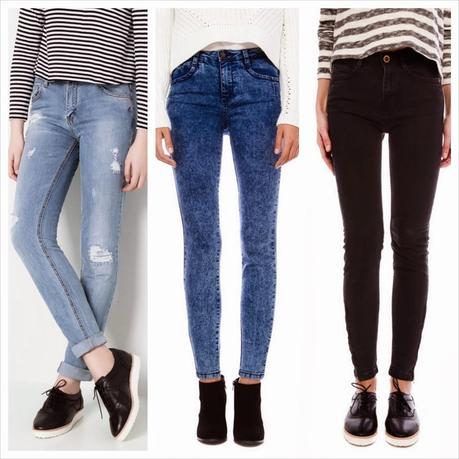 Vaqueros de tiro alto (High Rise Jeans)