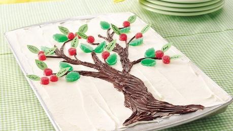 Árbol familiar comestible o ¡cómo decorar un pastel genealógico!