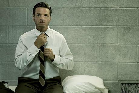 Daniel Holden el día de su salida de prisión,una de las primeras escenas de Rectify