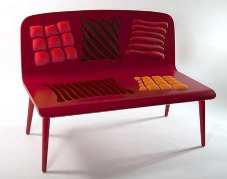 banco Poppins rojo