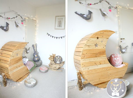 UNA CUNA REALIZADA A PARTIR DE UN PALÉ