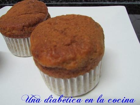 Muffins de canela sin azúcar