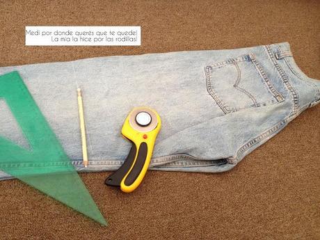 #DIY denim skirt