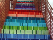 Ambienta cada peldaño escalera