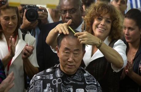 Ban Ki Moon sale del closet en Cuba
