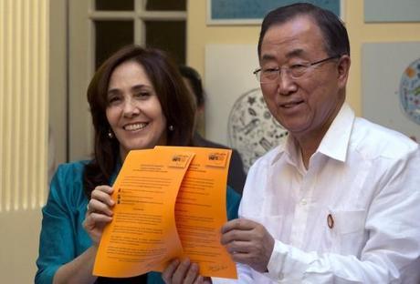 Ban Ki Moon sale del closet en Cuba