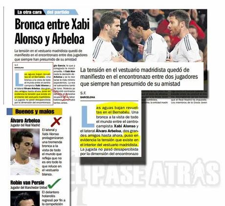 Doble rasero del diario Sport con las broncas