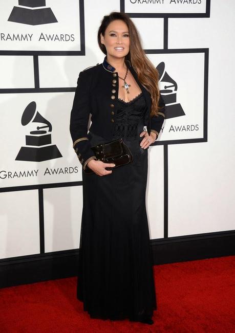 tia carrere grammy 2014