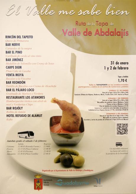 Valle de Abdalajís organiza una ruta de la tapa coincidiendo con su tradicional fiesta de Las Candelarias este fin de semana