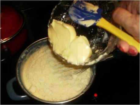 TARTA DE MANZANA CON CREMA DE ALMENDRAS