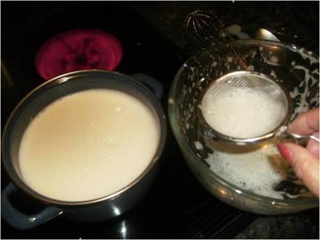 TARTA DE MANZANA CON CREMA DE ALMENDRAS