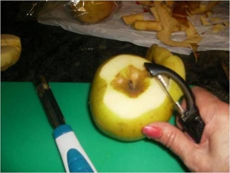 TARTA DE MANZANA CON CREMA DE ALMENDRAS