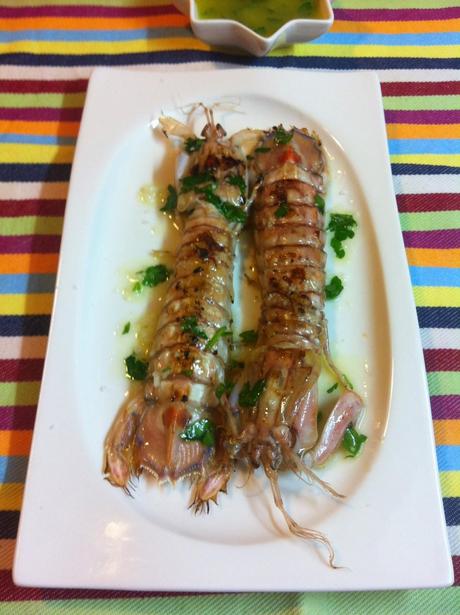 Galeras A La Plancha Con Mojo de Ajo