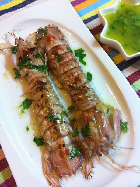 Galeras A La Plancha Con Mojo de Ajo