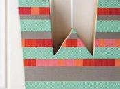 DIY: Letras Washi tape