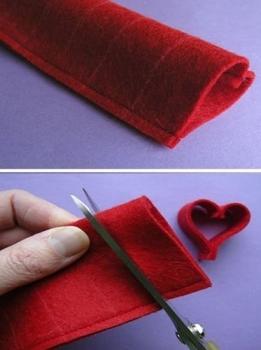 Cómo hacer una guirnalda de corazones para San Valentín