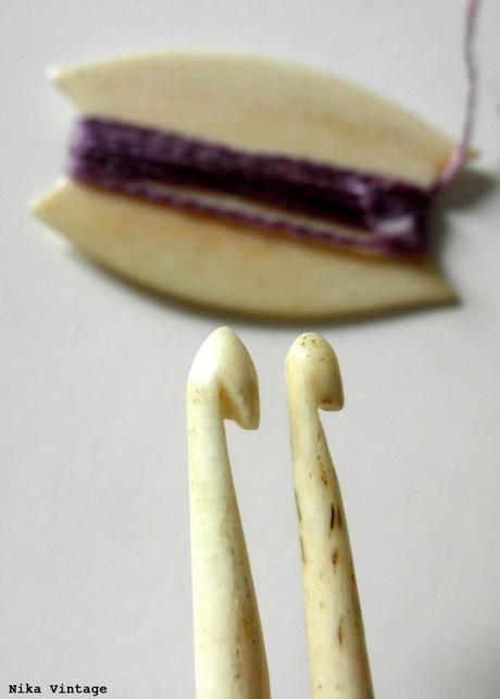 Blog hop, macro del dia ... agujas de ganchillo Blog hop, macro del dia ... agujas de ganchillo