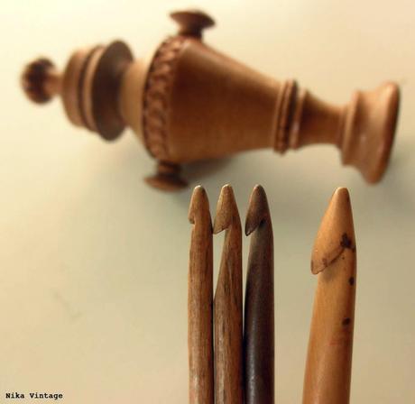 Blog hop, macro del dia ... agujas de ganchillo Blog hop, macro del dia ... agujas de ganchillo