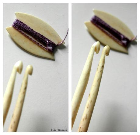 Blog hop, macro del dia ... agujas de ganchillo Blog hop, macro del dia ... agujas de ganchillo