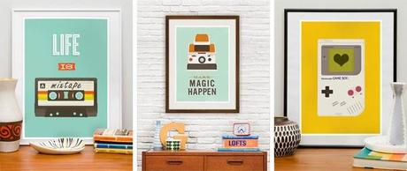 PÓSTERS DE ESTILO  RETRO