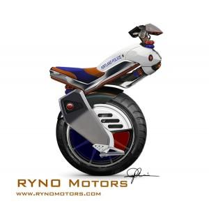 Concepto Scooter de una Rueda Electrico de Ryno Motors