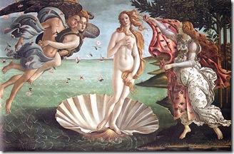El nacimiento de Venus (Boticelli)