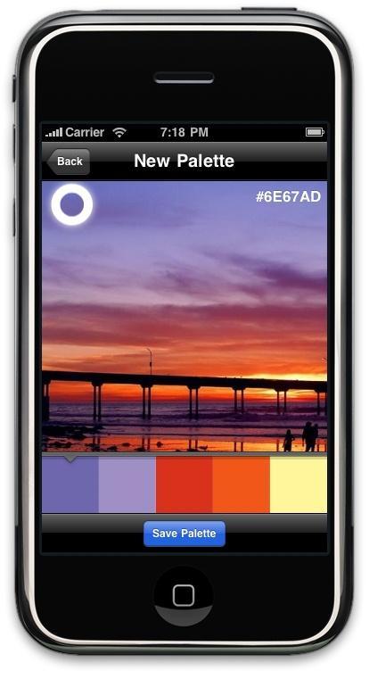 Homewithiphone in Color Stream: a Free iPhone App For Web Designers