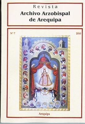 Revista del Archivo Arzobispal de Arequipa, Nº 7, 2010
