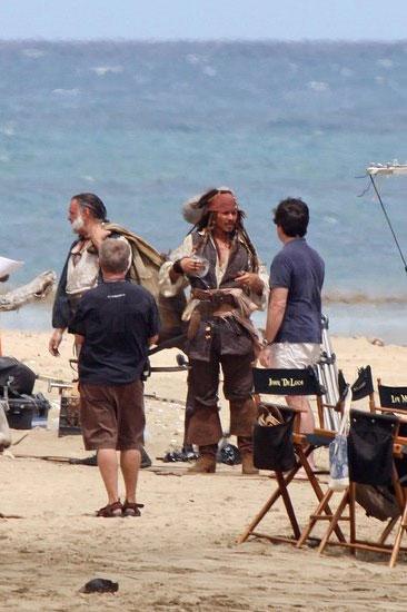 Piratas del Caribe 4: En mareas extrañas, primeras imágenes del rodaje actores